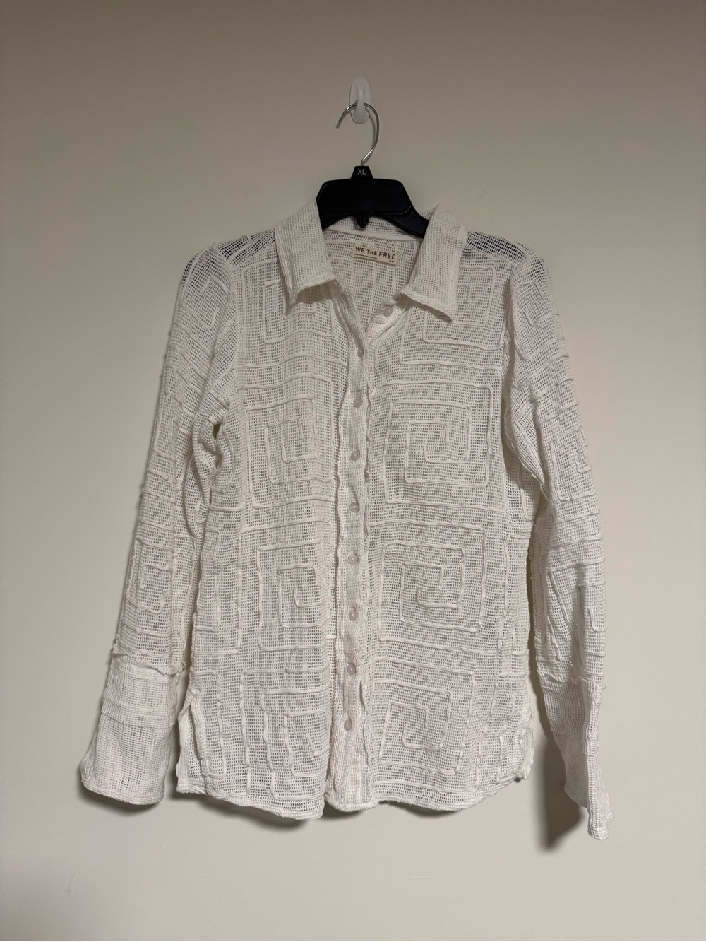 We The Free Geo Soutache Shirt